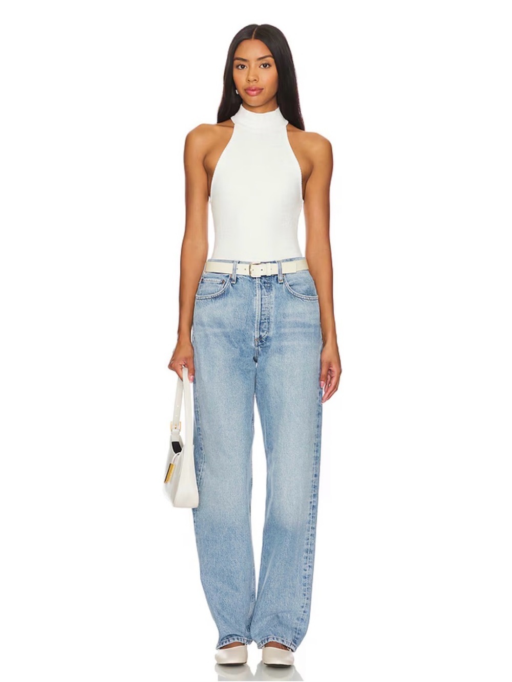 AGOLDE Women’s 90’s High-Rise Loose Straight Jeans Size 25